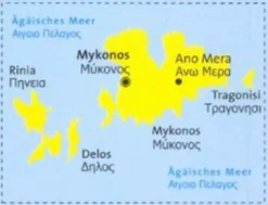 Kompass Wandelkaart 249 Mykonos 1:35.000