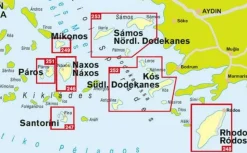 Kompass Wandelkaart 249 Mykonos 1:35.000