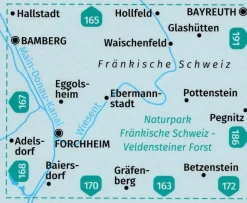 Kompass Wandelkaart 171 Südliche Fränkische Schweiz