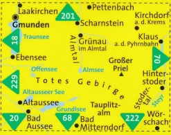 Kompass Wandelkaart 19 Totes Gebirge - Almtal