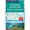 Kompass Wandelkaart 75 Valsugana, Trento, Piné