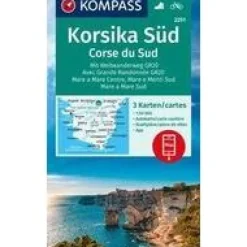 Kompass WK2251 Corsica Zuid