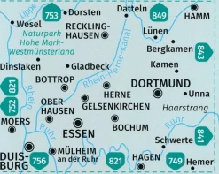 Kompass WK823 Ruhrgebiet
