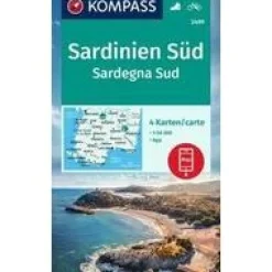 Kompass WK2499 Sardinië Zuid