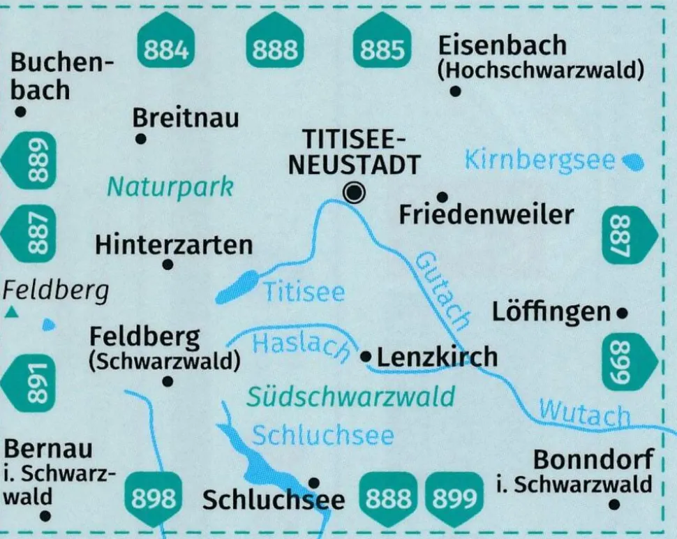Kompass WK893 Titisee, Neustadt