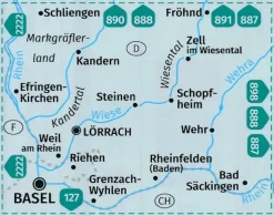 Kompass WK897 Wiesental Kandertal