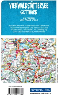 Kummerly en Frey Wandelgids Vierwaldstättersee - Vierwoudstedenmeer