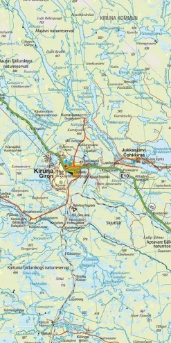 Kummerly en Frey Wegenkaart Zweden Noord 6