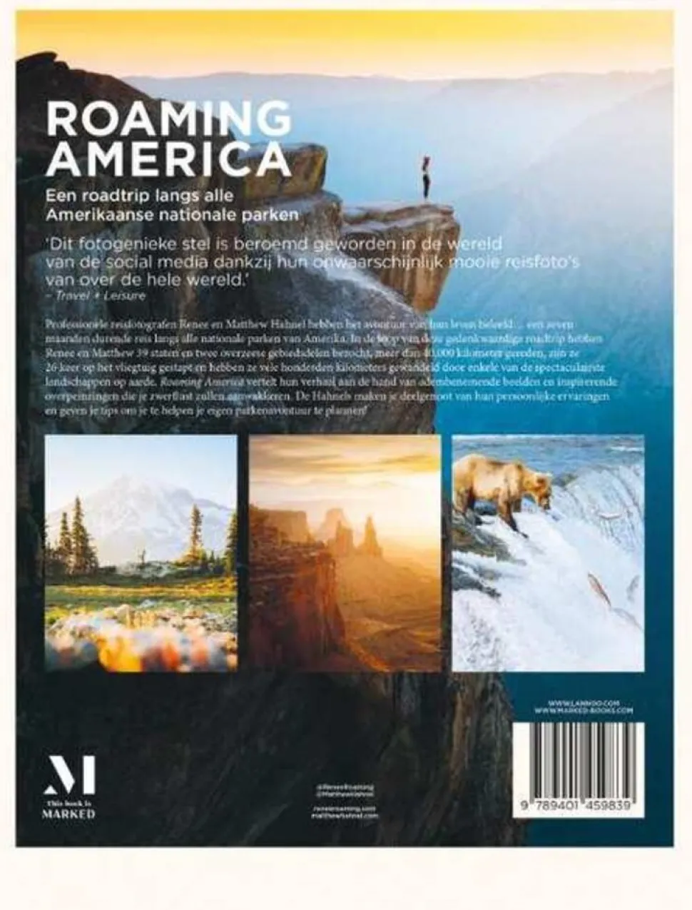 Lannoo Roaming America - Verken 60 Nationale Parken USA