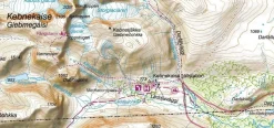 Lantmäteriet Fjallkarta Wandelkaart BD8 Kebnekaise Saltoluokta 1:100.000