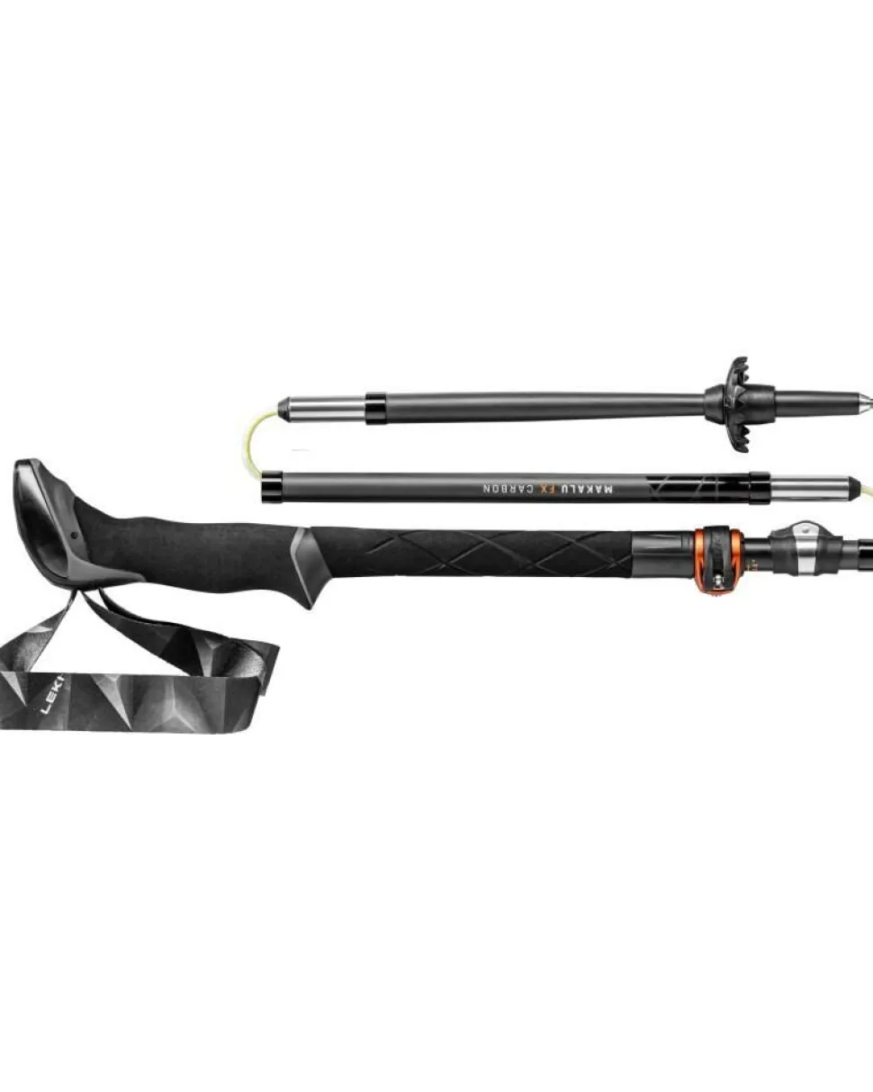 Leki Makalu FX carbon black/orange/nat