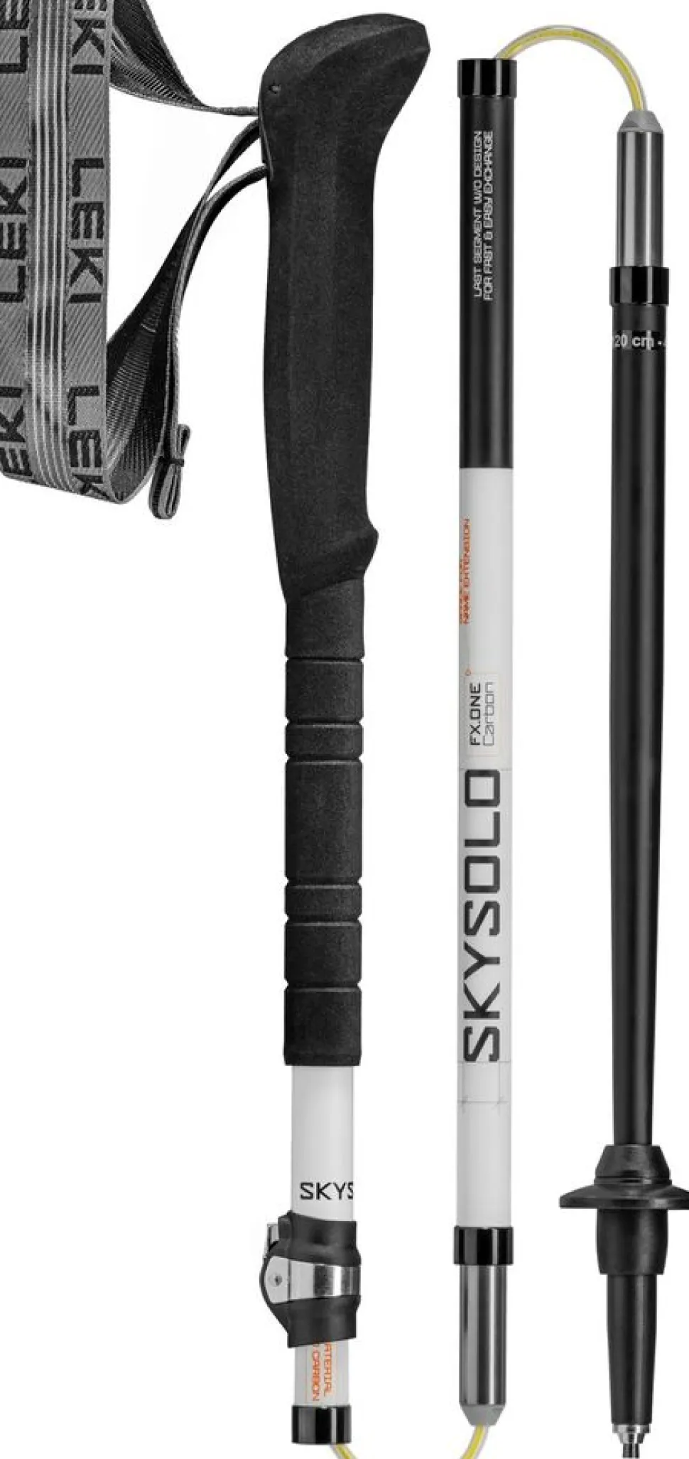 Leki Skysolo FX.one Carbon Whitr/black/orange