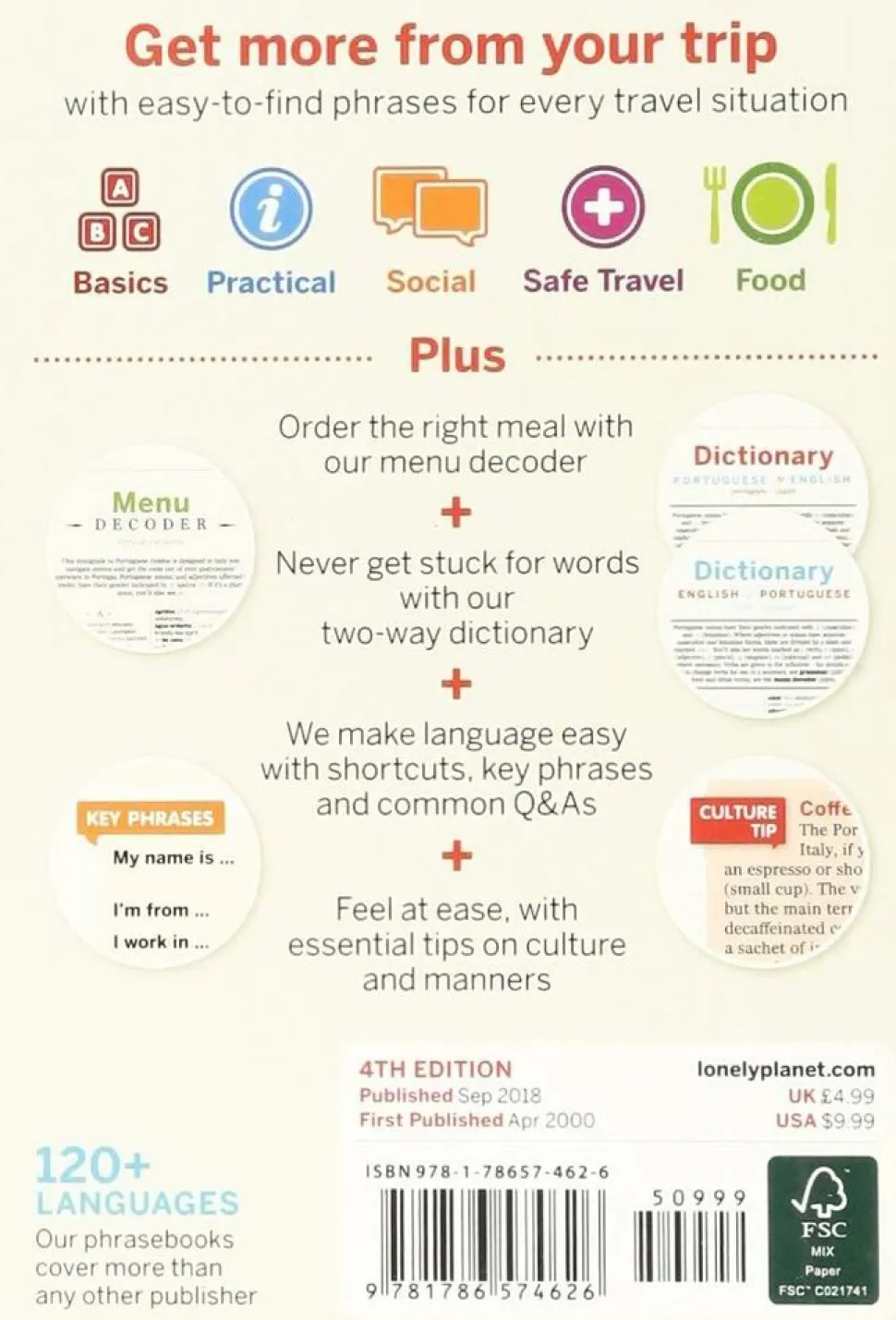 Lonely Planet Taalgids Portuguese Phrasebook & Dictionary