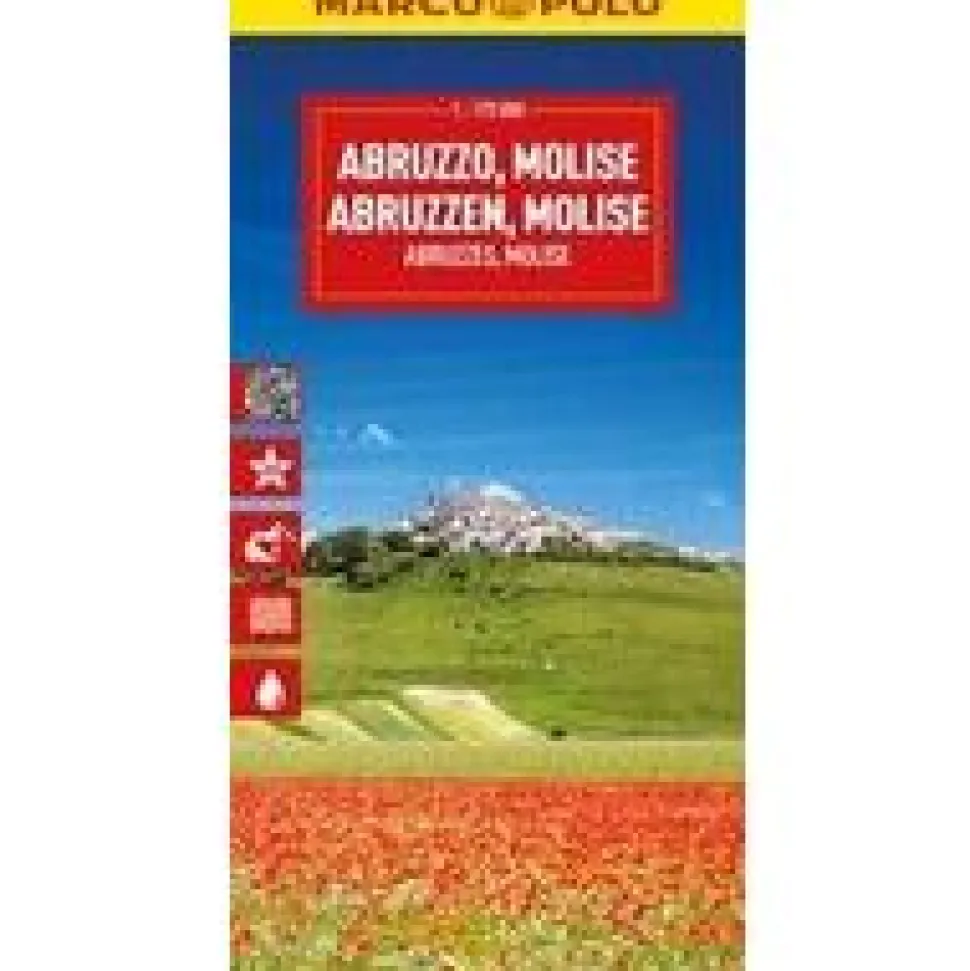 Marco Polo Abruzzo Molise 10 wegenkaart
