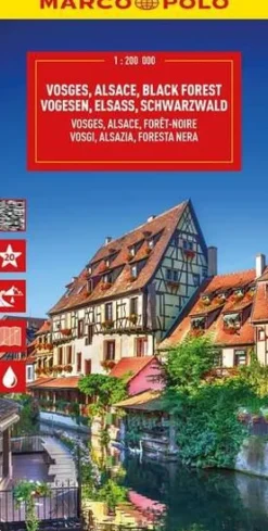 Marco Polo Vogezen, Elzas, Zwarte Woud wegenkaart