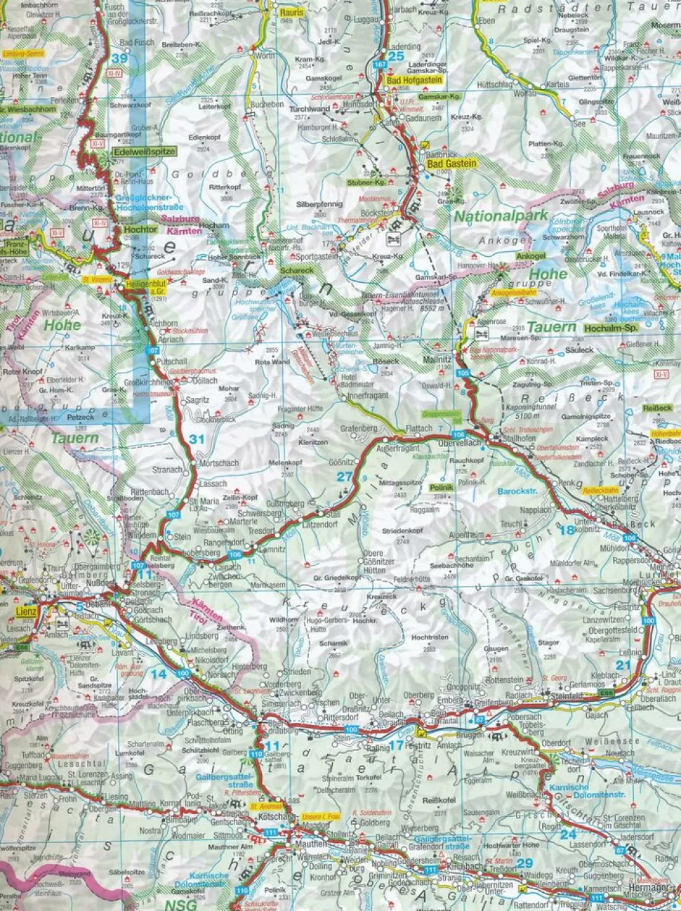 Marco Polo Wegenatlas Alpengebied incl Noord-Italie