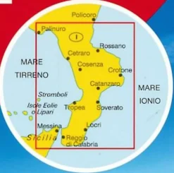 Marco Polo Wegenkaart 13 Calabria Calabrië