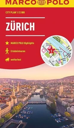 Marco Polo Wegenkaart City map Zürich