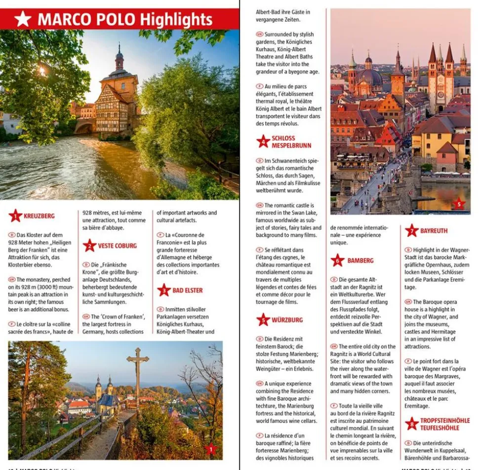Marco Polo Wegenkaart Noord Beieren 12