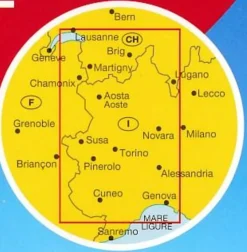 Marco Polo Wegenkaart Piemonte Aostadal 1
