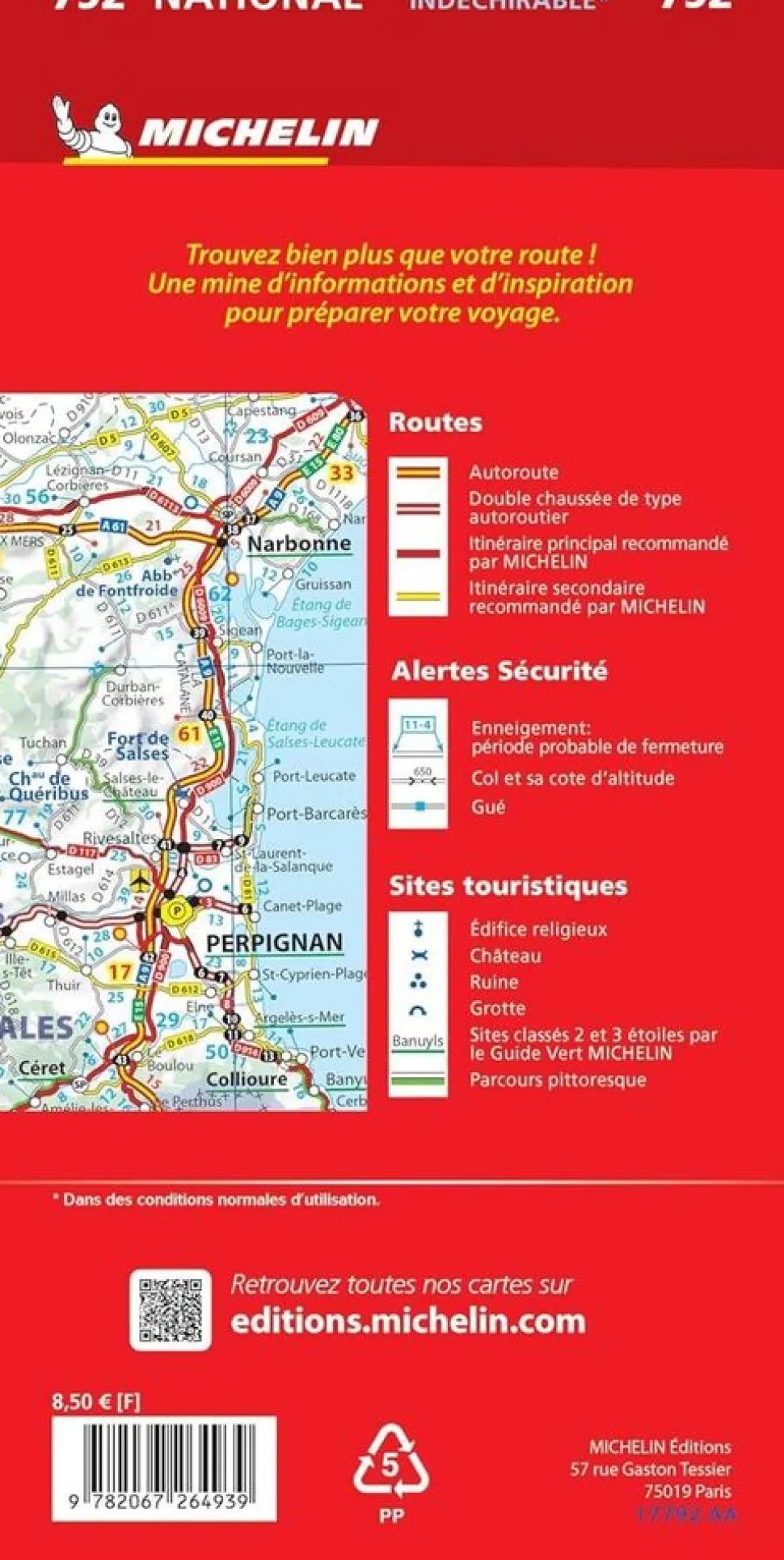 Michelin 792 Frankrijk scheurvast 2025