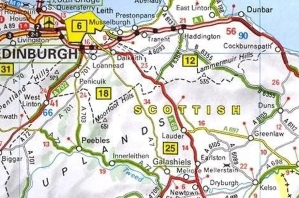 Michelin 713 Groot-Brittanie, Ierland 2025