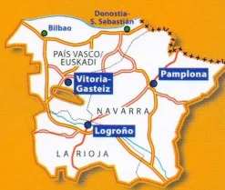 Michelin Wegenkaart 573 Baskenland, Navarra & Rioja