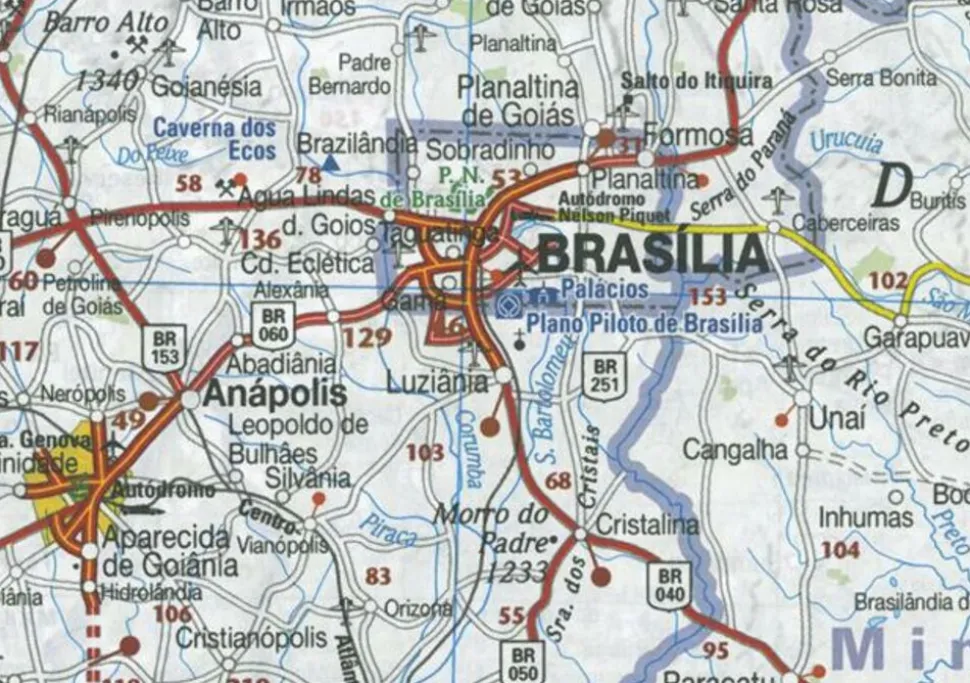 Michelin Wegenkaart 764 Brazilië