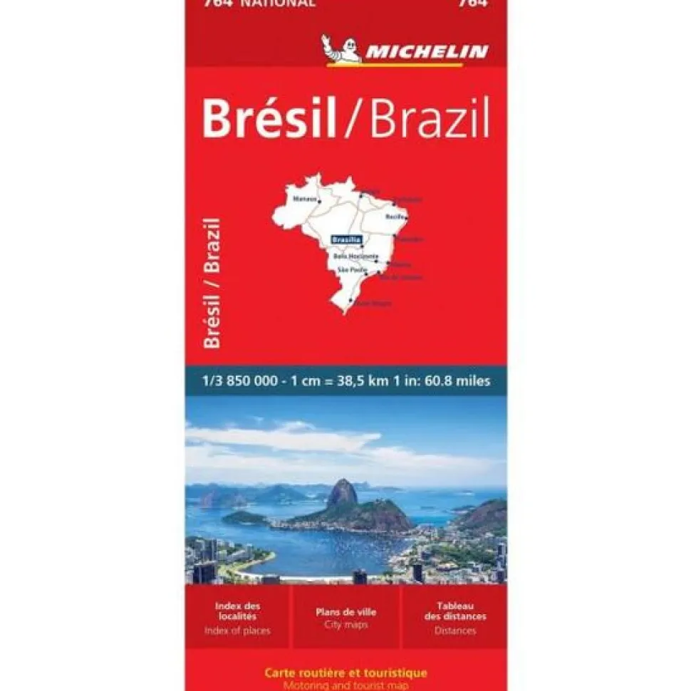 Michelin Wegenkaart 764 Brazilië