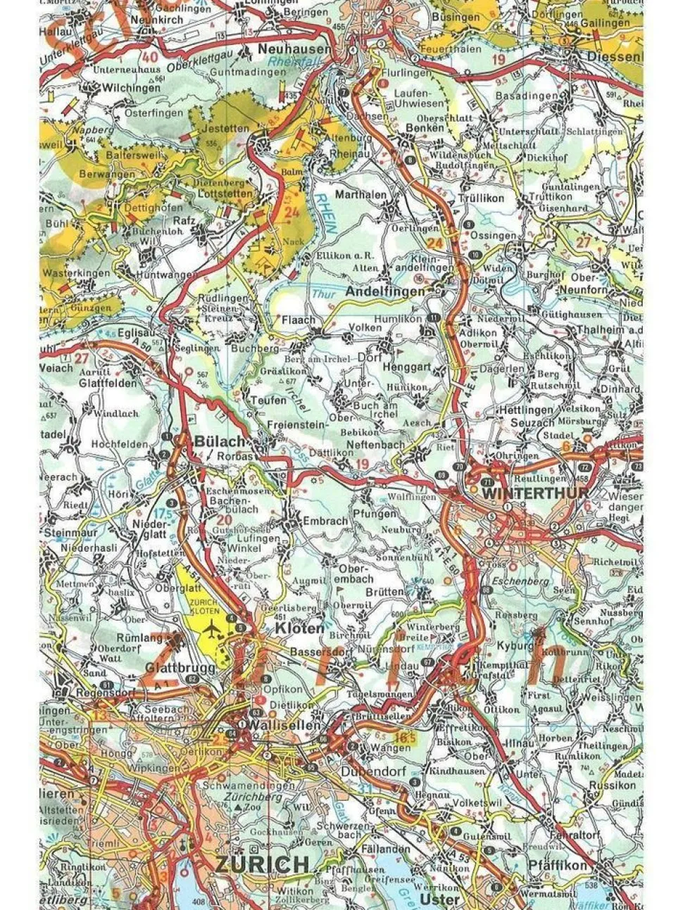 Michelin Wegenkaart 544 Duitsland Midden-Oost