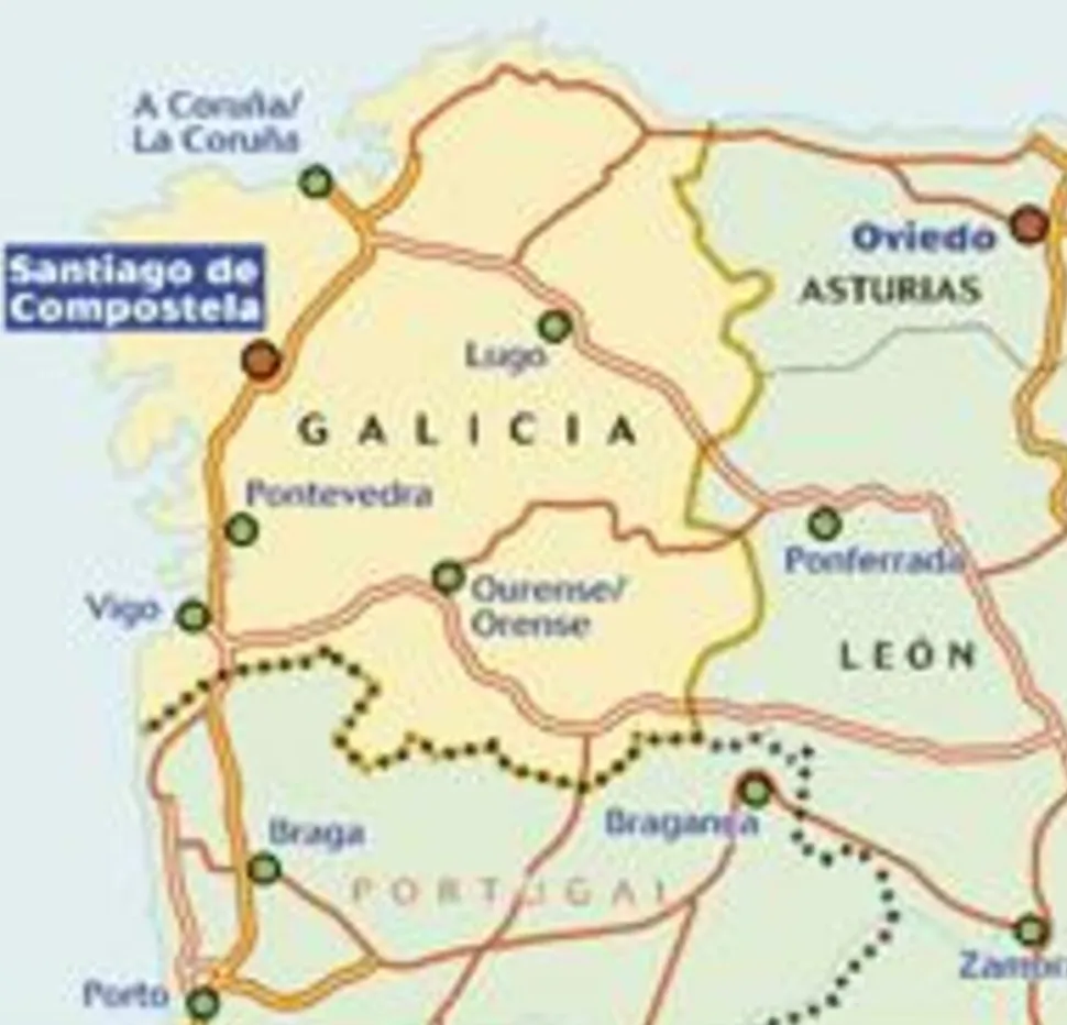 Michelin Wegenkaart 571 Galicië