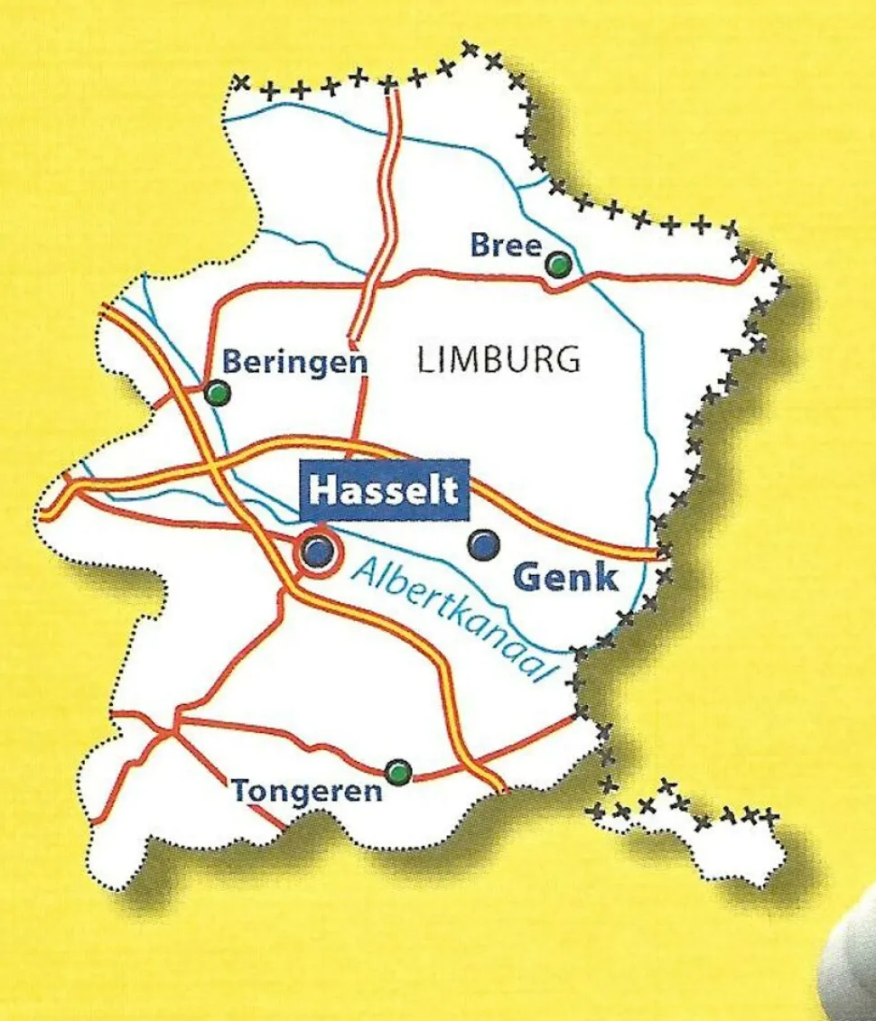 Michelin Wegenkaart 375 Limburg