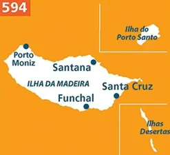 Michelin Wegenkaart 594 Madeira