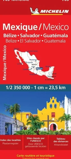 Michelin Wegenkaart 765 Mexico