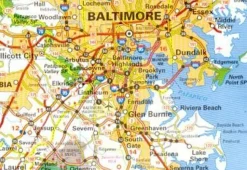 Michelin Wegenkaart 582: Mid-Atlantic