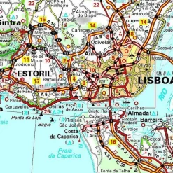 Michelin Wegenkaart 592 Midden-Portugal