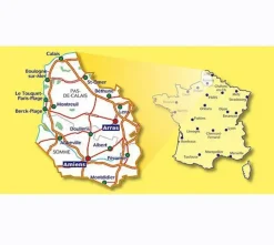 Michelin Wegenkaart 301 Pas-de-Calais Somme