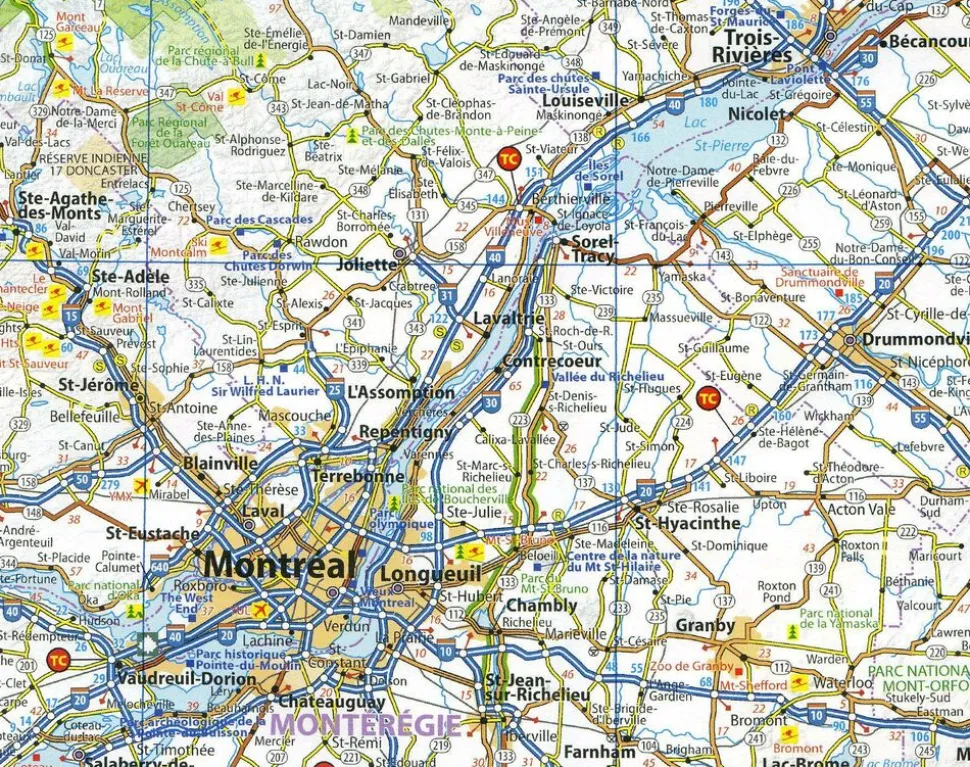 Michelin Wegenkaart 760 Quebec