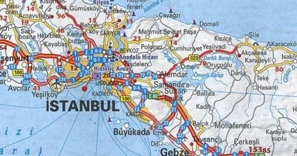 Michelin Wegenkaart 758 Turkije