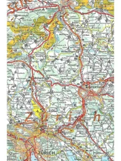 Michelin Wegenkaart 552 Zwitserland Zuidwest