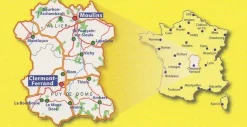 Michelin Wegenkaart Allier Puy-de-dome 326
