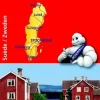 Michelin Wegenkaart Zweden 1:1.2.000.000