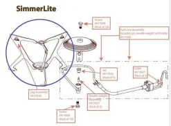 MSR leg assy simmerlite/windpro