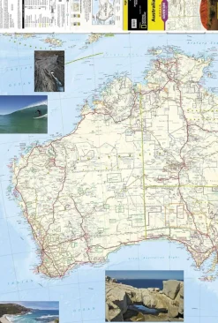 National Geographic Landkaart Australë Adventure map