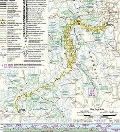 National Geographic Wandelkaart Colorado Trail Noord - Monarch to Denver