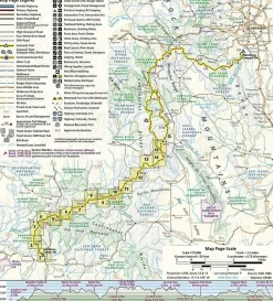 National Geographic Wandelkaart Colorado Trail Zuid