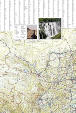 National Geographic Wegenkaart China West Adventure Map