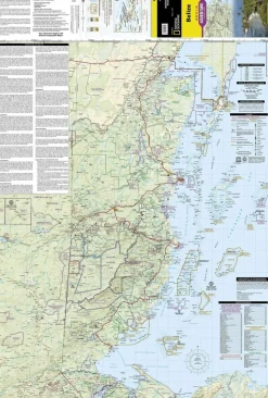 National Geographic Wegenkaart Belize Adventure Map