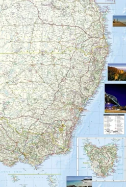 National Geographic Wegenkaart Australië Oost