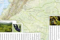 National Geographic Wegen/landkaart Colombia Adventure map